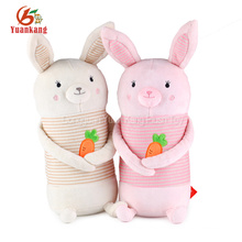 OEM custom promotional long ear stuffed animal bunny plush toy for easter holiday